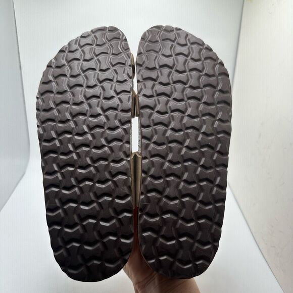 CUSHIONAIRE Women's Cork Footbed Sandal With +Comfort 6.5 TAUPE - Picture 5 of 7